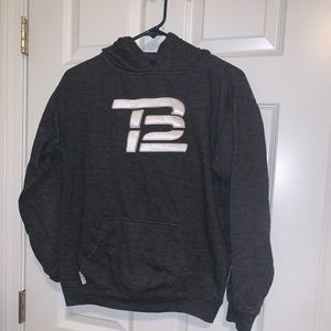 TB12 Charcoal Gray Hoodie
